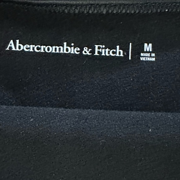 Abercrombie & Fitch Women's Faux Leather Black Bodysuit - medium - NWOT - Picture 3 of 3